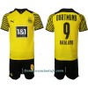 Conjunto (Camiseta+Pantalón Corto) BVB Borussia Dortmund Erling Haaland 9 Primera Equipación 2021/22 - Niño